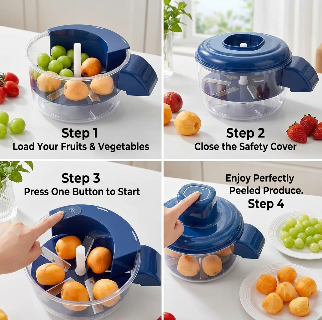 Electric Vegetable and Fruit Peeler