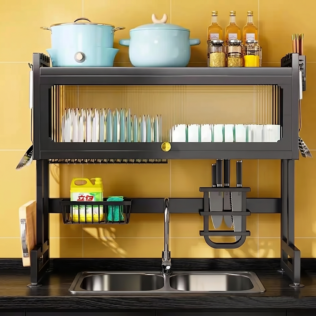 Over The Sink Dish Rack