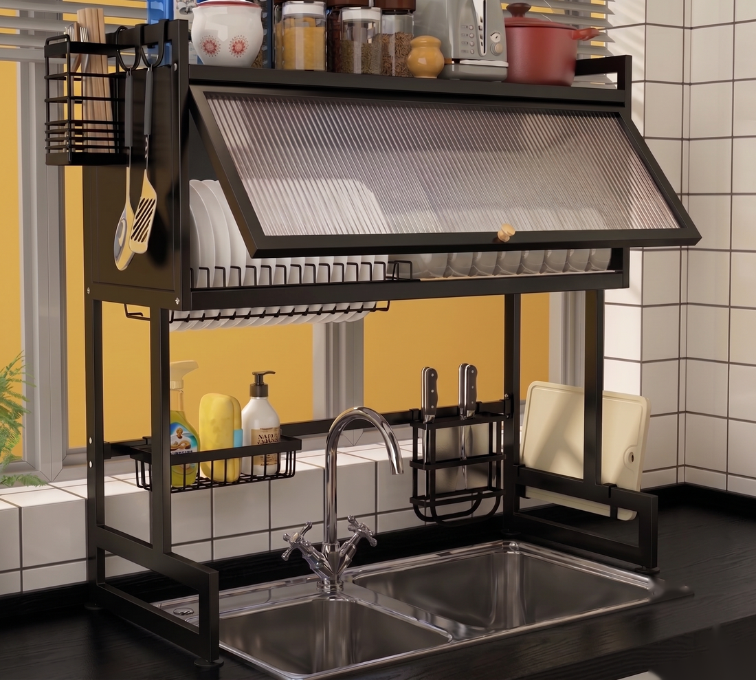 Over The Sink Dish Rack